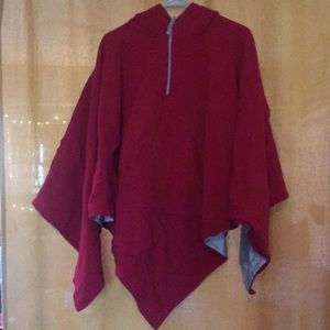 Waterproof Fleece Poncho